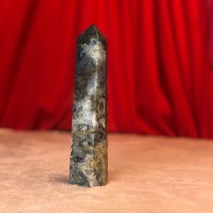 Druzy Moss Agate Tower